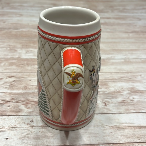 1985 Budweiser Stein Hitch journeying snow-capped mtns on a crisp winter’s morn - Picture 6 of 9